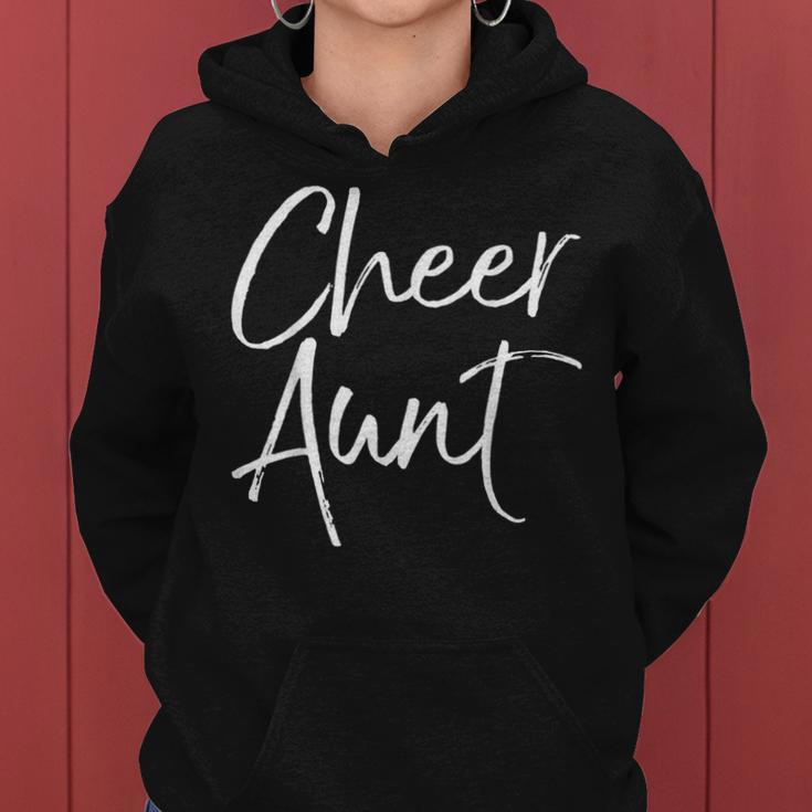 Cute Matching Family Cheerleader Auntie Cheer Aunt Women Hoodie