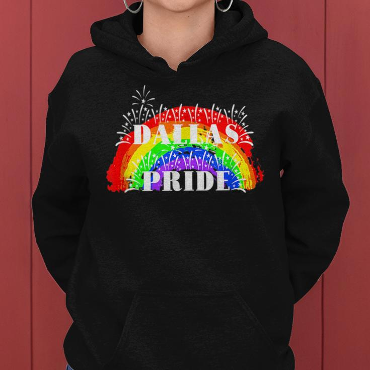 Dallas Gay Pride Rainbow For Gay Pride Women Hoodie