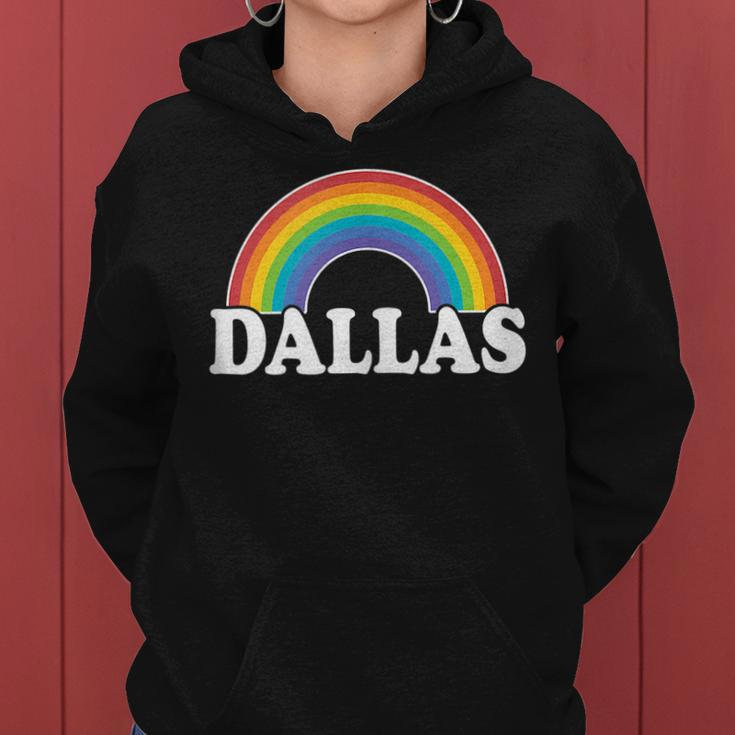 Dallas Tx Gay Pride Women Men Rainbow Lesbian Lgbtq Lgbt Women Hoodie