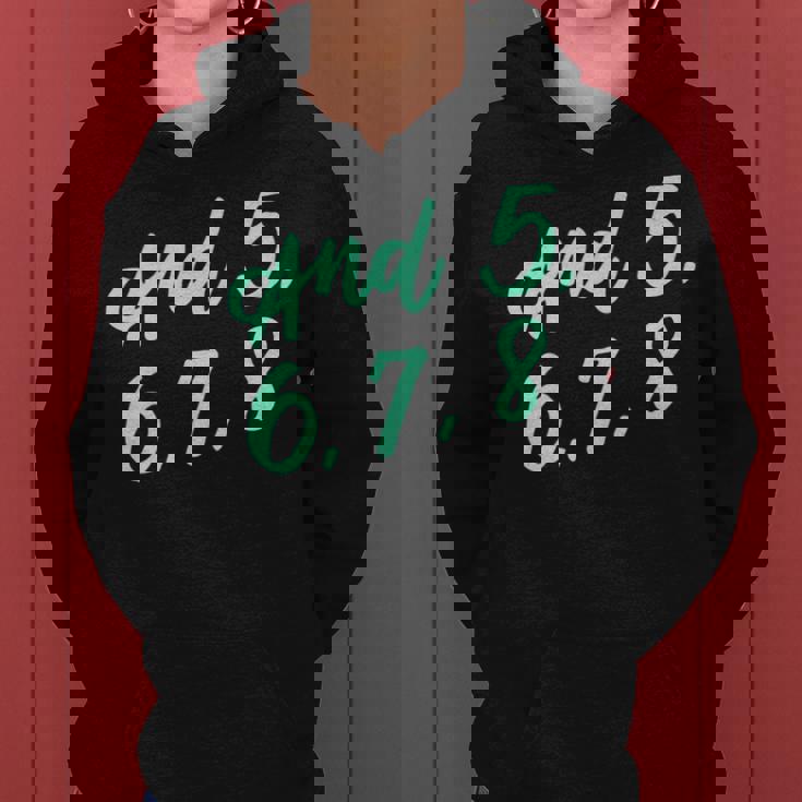 Dance Teacher And 5 6 7 8 Dancing Women Hoodie