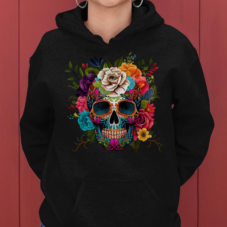 Tribal Skull Women's Hoodie