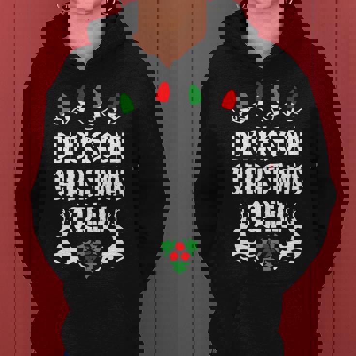 Dickson Name Gift Christmas Crew Dickson Women Hoodie