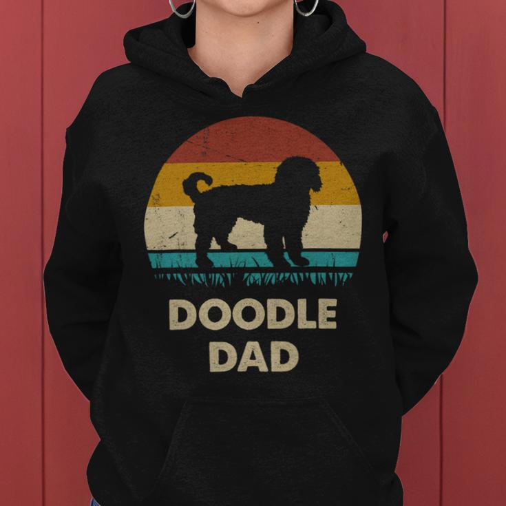Doodle Dad For Men Goldendoodle Dog Vintage Gift Dad Women Hoodie