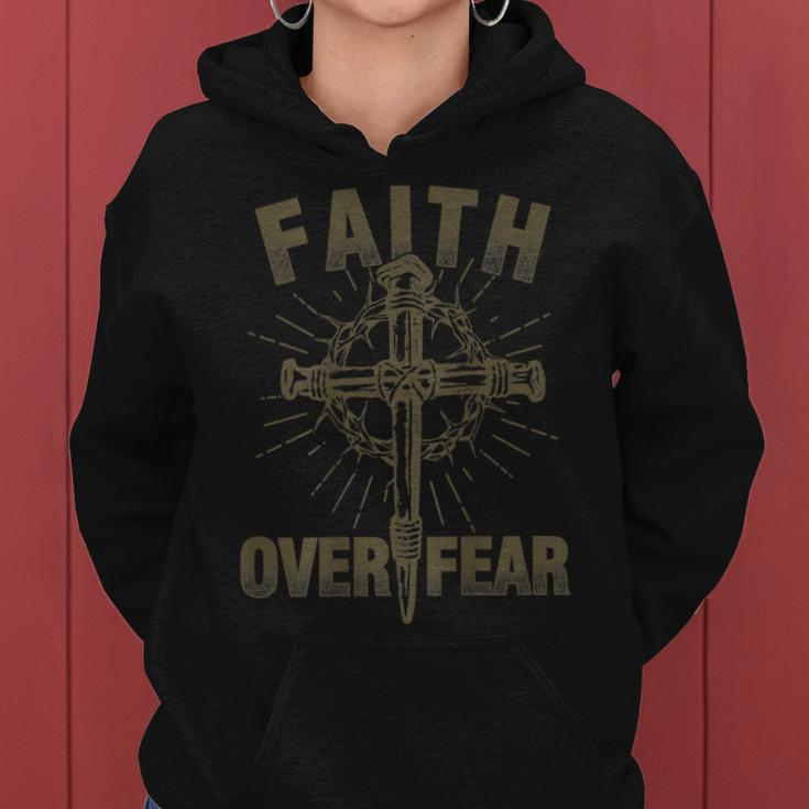 Faith Over Fear Best For Christians Women Hoodie
