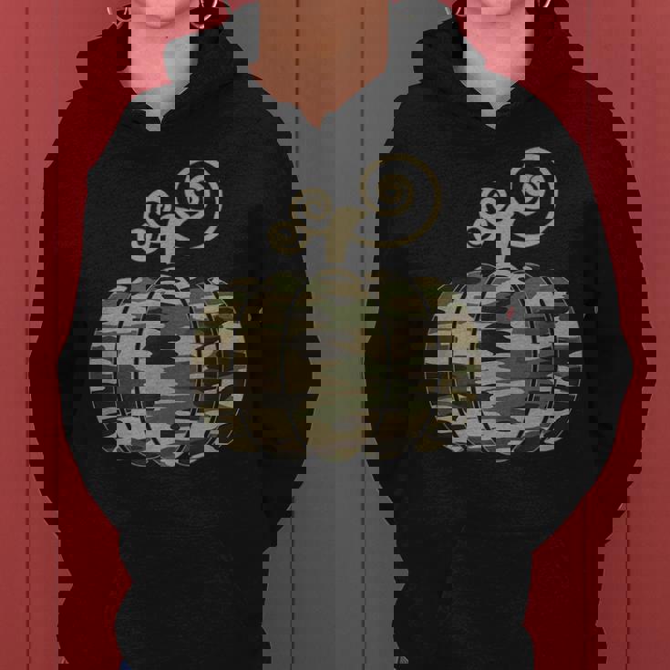 Fall Pumpkin Camo Military Tactical Halloween Costume Family Halloween Costume Women Hoodie