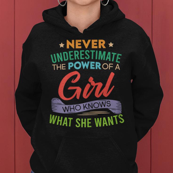 Feminist Never Underestimate The Power Of A Girl Women Hoodie