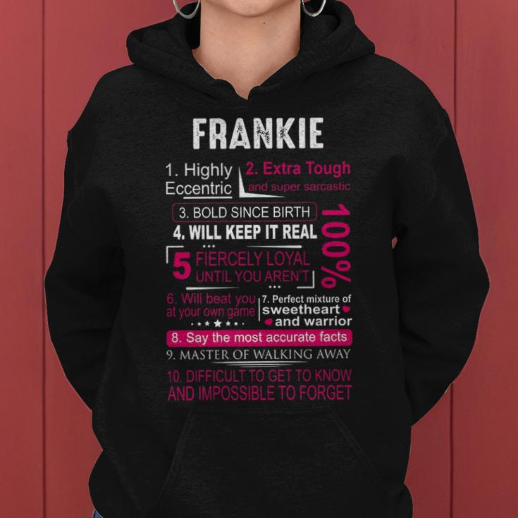 Frankie Name Gift Frankie Name V2 Women Hoodie