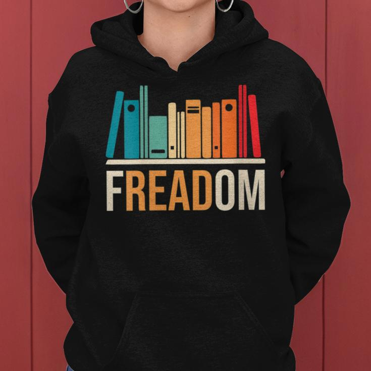 Freadom Anti Ban Books Freedom To Read Book Lover Reading Gift For Womens Women Hoodie