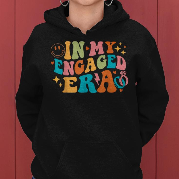 Groovy Engagement Fiance In My Engaged Era Women Hoodie