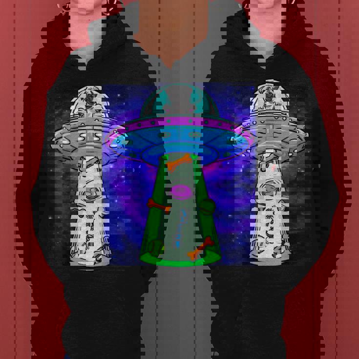 Funny Pug Pug Lover Pug Ufo Pug Mom Pug Dad Pug Women Hoodie