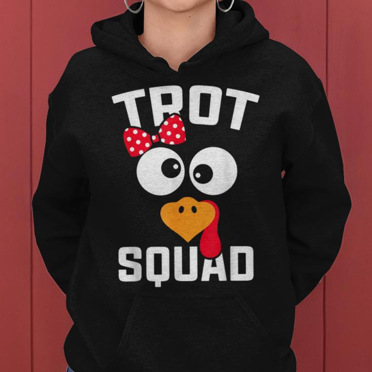 Running Turkey Trot Squad Thanksgiving For Girl Women Hoodie