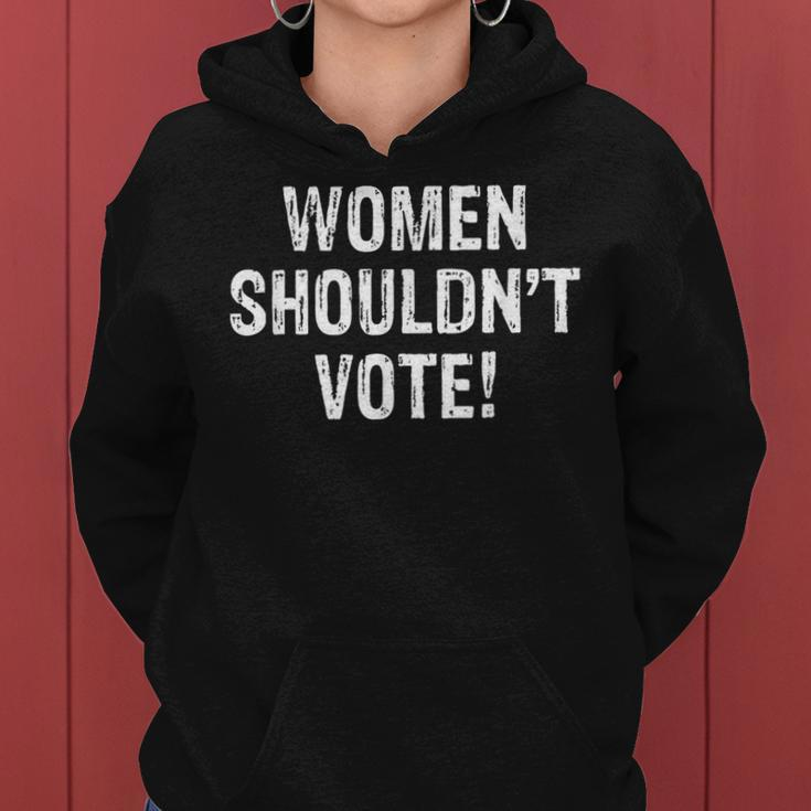 Voting Shouldn't Vote Sarcastic Quotes Women Hoodie