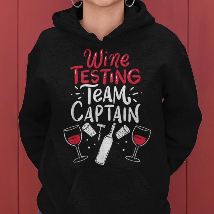 Wine Tasting Team Wine Tasting Team Captain Women Hoodie