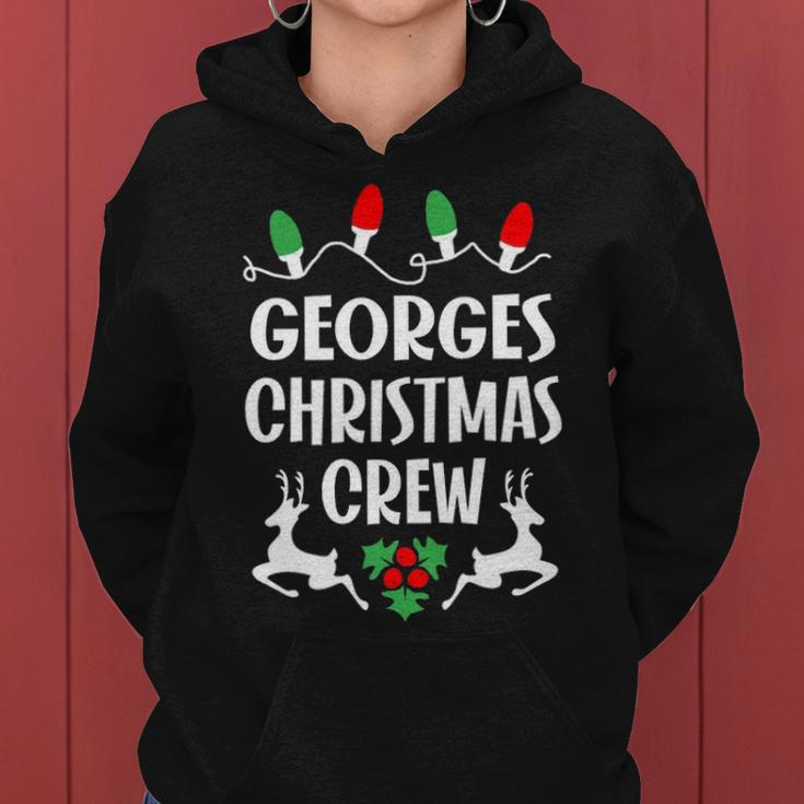 Georges Name Gift Christmas Crew Georges Women Hoodie