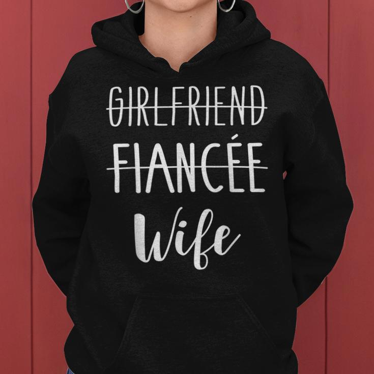 Girlfriend Fiancée Wife For Wedding And Honeymoon Women Hoodie