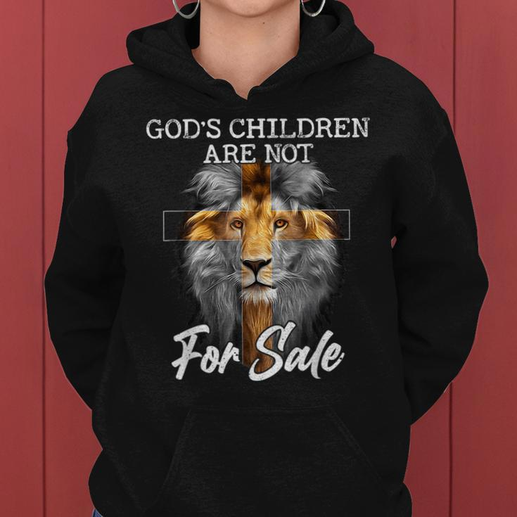 God's Children Are Not For Sale Quote God's Children Women Hoodie