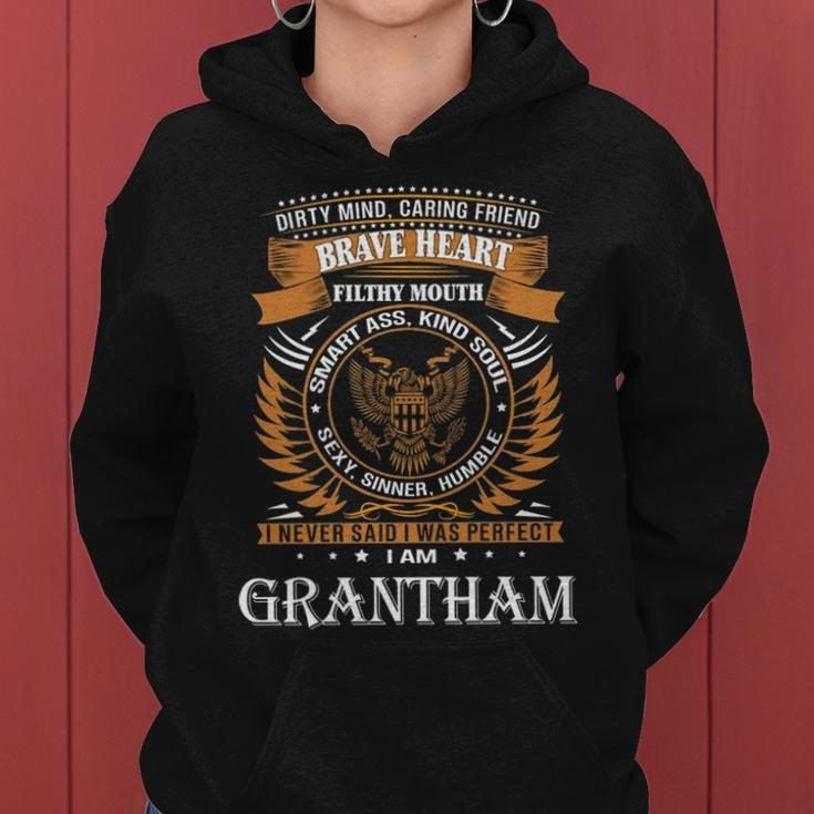 Grantham Name Gift Grantham Brave Heart V2 Women Hoodie