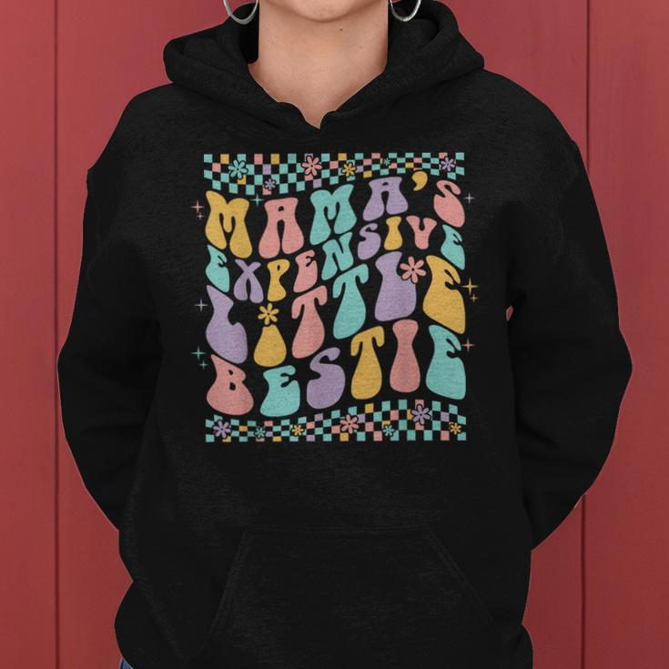 Groovy Mamas Expensive Little Bestie Funny Mothers Day Women Hoodie