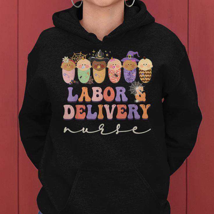 Halloween L&D Labor And Delivery Nurse Party Costume Women Hoodie