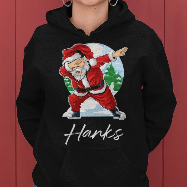 Hanks Name Gift Santa Hanks Women Hoodie