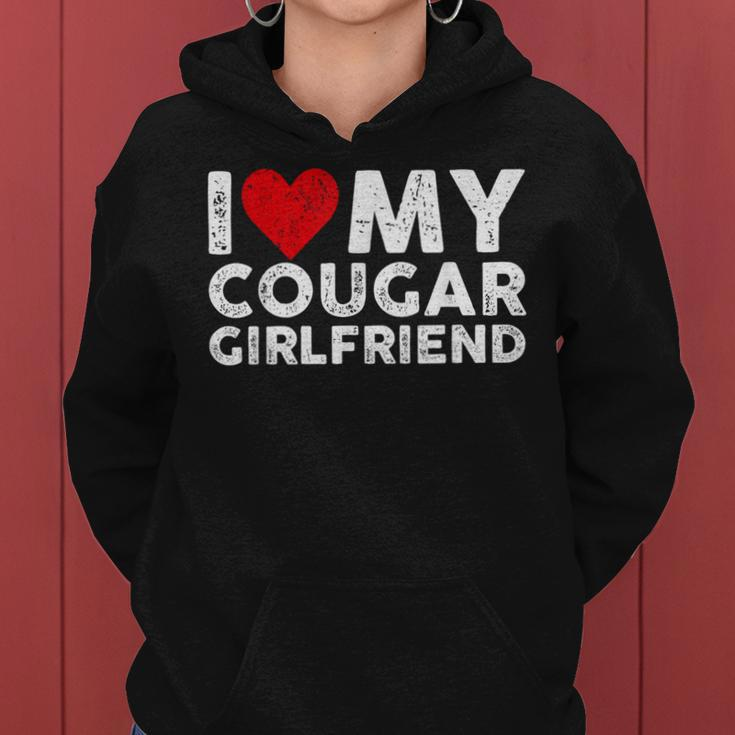I Heart My Cougar Girlfriend Mom-My Family Gf Love Women Hoodie