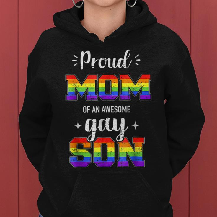 I Love My Gay Son Lgbt Pride Month Proud Mom Dad Women Hoodie