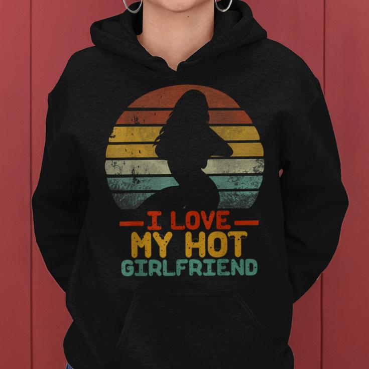 I Love My Hot Girlfriend Gf I Heart My Hot Girlfriend Women Hoodie