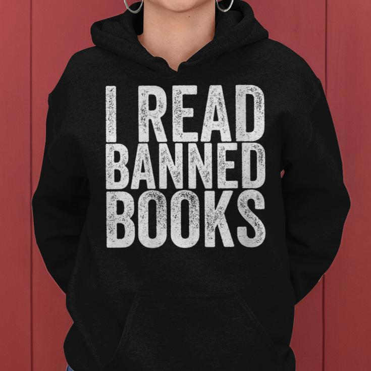 I Read Banned Books Protest Women Hoodie