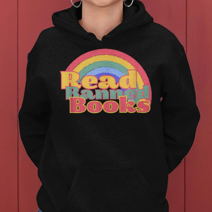 I Read Banned Books Week Librarian Teacher Reader Nerd Women Hoodie