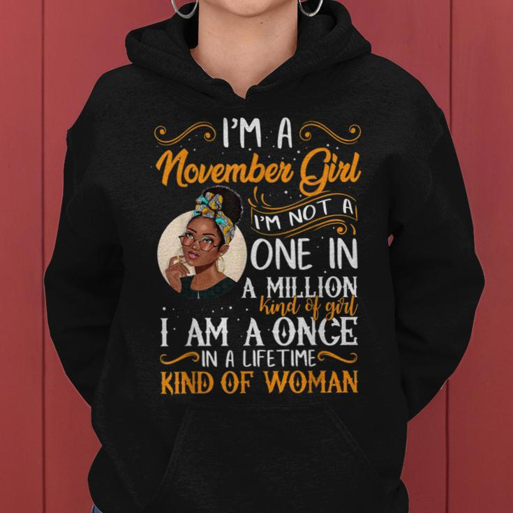 I'm A November Girl Black Virgo Libra Birthday Women Hoodie
