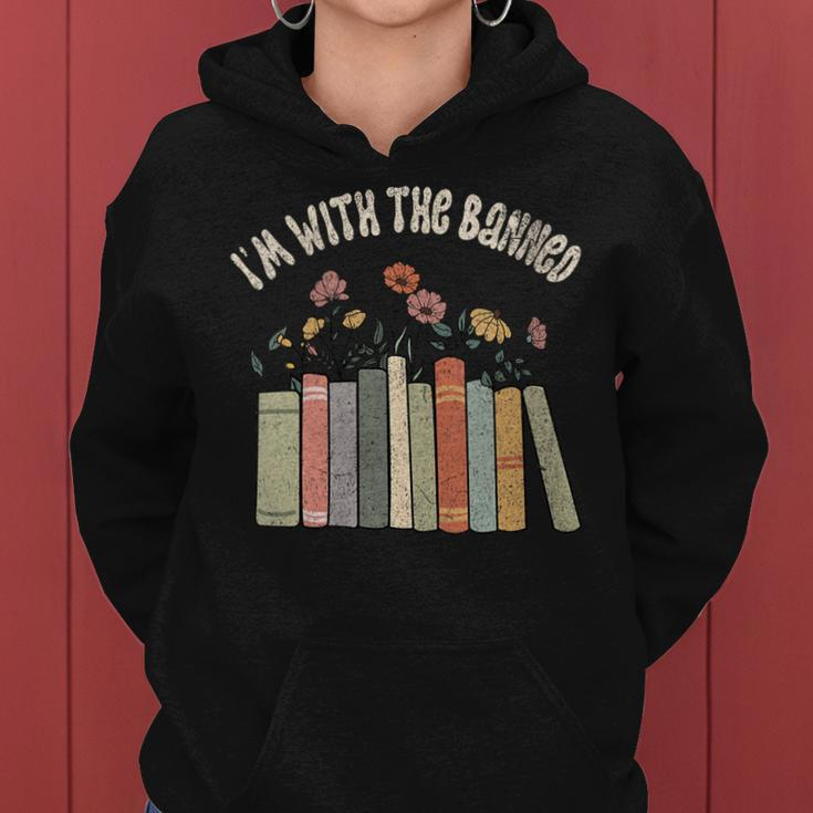 Im With The Banned Books Social Justice Reading Librarian Women Hoodie