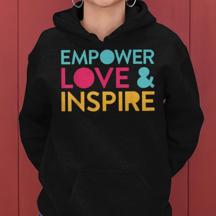 Inspirational Inclusion Empowerment Quote For Teacher Women Hoodie