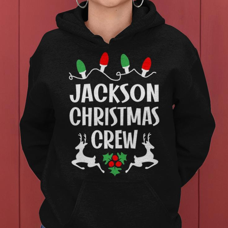 Jackson Name Gift Christmas Crew Jackson Women Hoodie