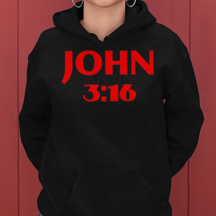 John 316 Jesus Christ Is Lord Revival Bible Christian Women Hoodie