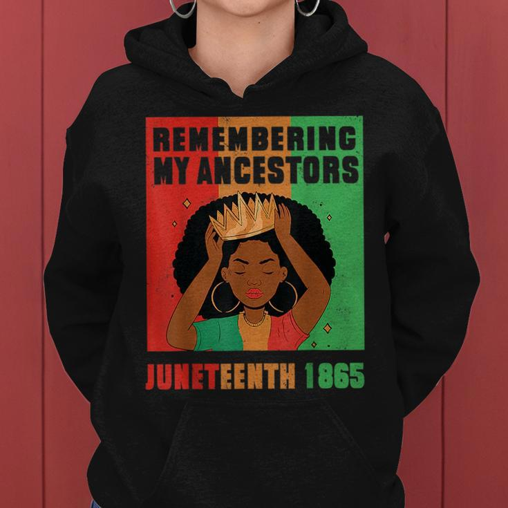 Junenth Women Locd Hair Remembering My Ancestors Women Hoodie