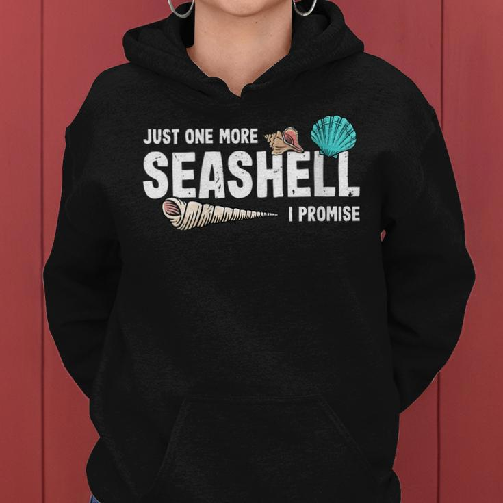 Just One More Seashell I Promise Scuba Diver Diving Snorkel Gift For Womens Gift For Women Women Hoodie