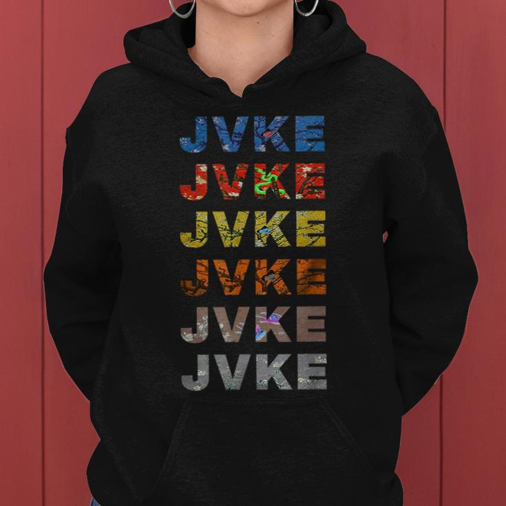 Jvke Colorful And Butterfly Vintage Retro Women Hoodie