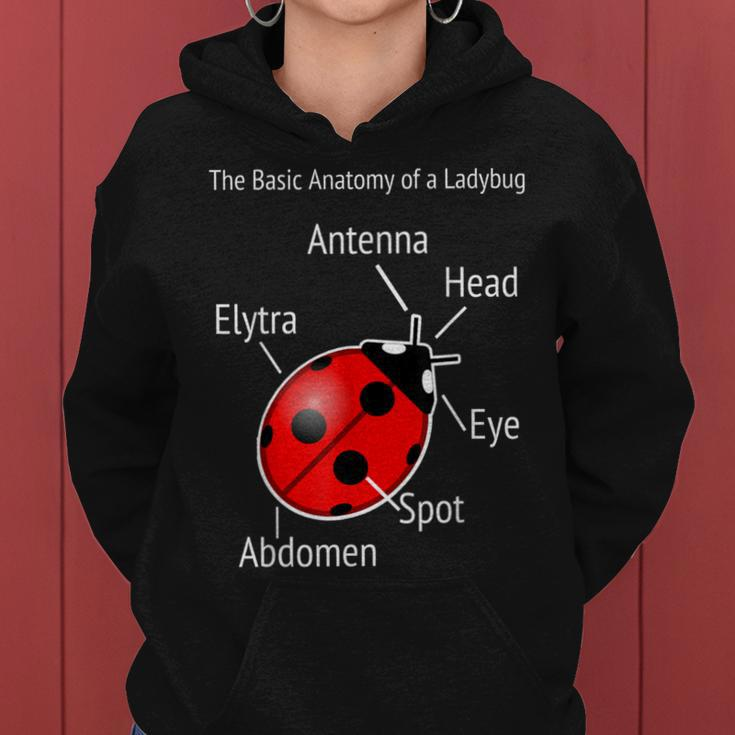 Ladybug Anatomy Teacher Help Women Hoodie