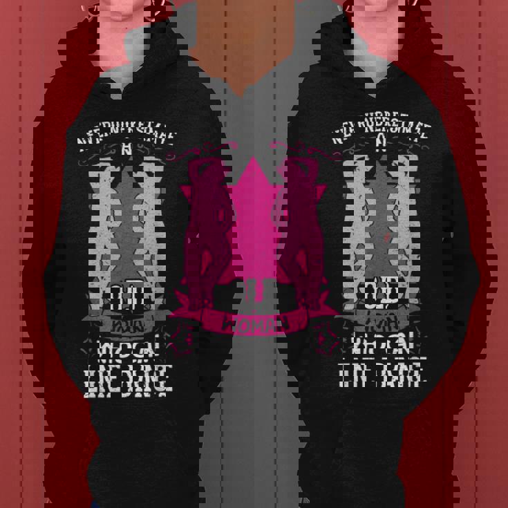 Line Dancing Dance Teacher Choreographer Dancer Grandma Women Hoodie