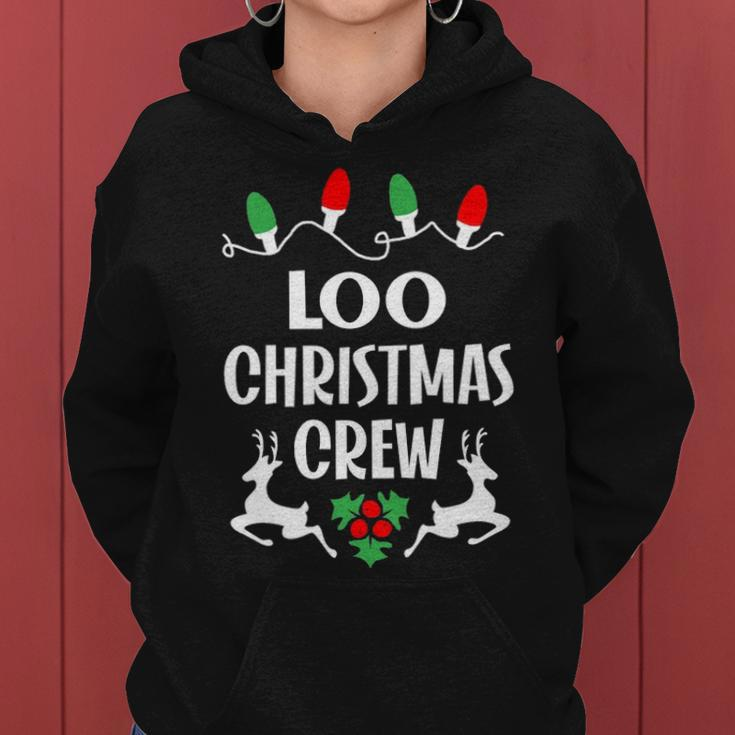 Loo Name Gift Christmas Crew Loo Women Hoodie