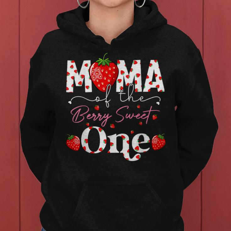 Mama Of The Berry Sweet Birthday Girl Sweet Strawberry Women Hoodie