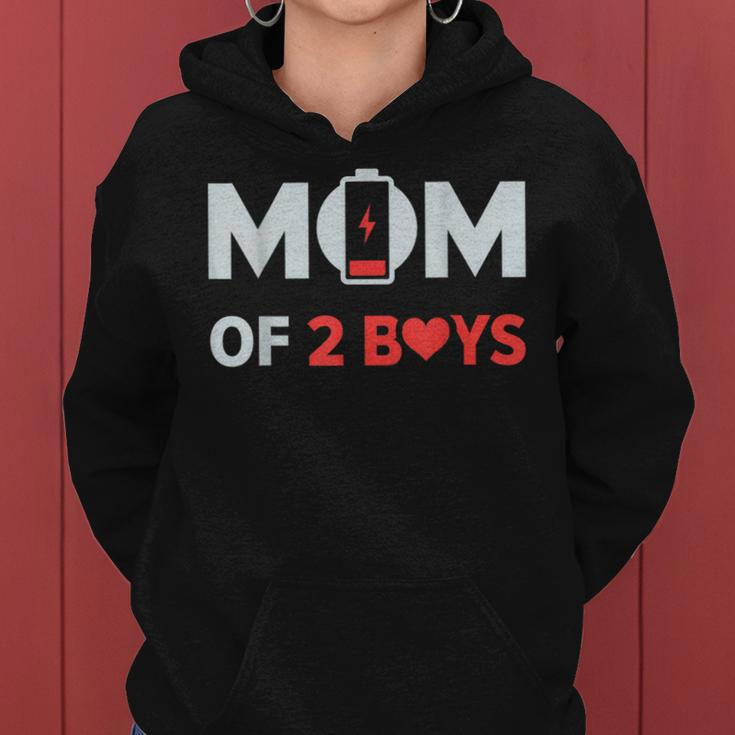 Mom Of 2 Boys From Son To Mom For Mothers Day Birthday Women Women Hoodie