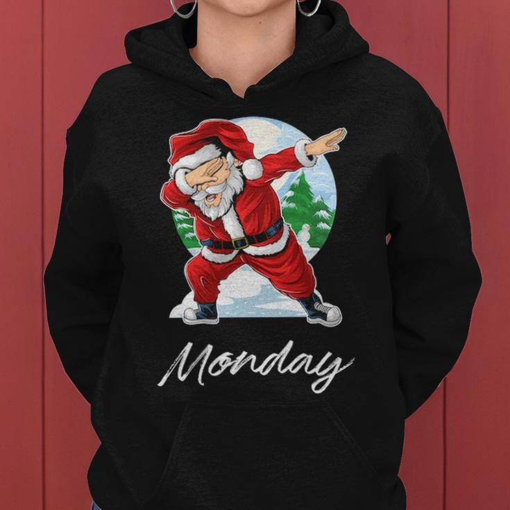 Monday Name Gift Santa Monday Women Hoodie
