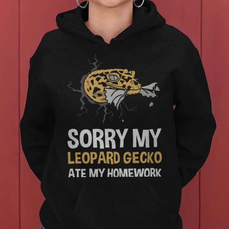 My Leopard Gecko Ate My Homework For Gecko Owner - My Leopard Gecko Ate My Homework For Gecko Owner Women Hoodie