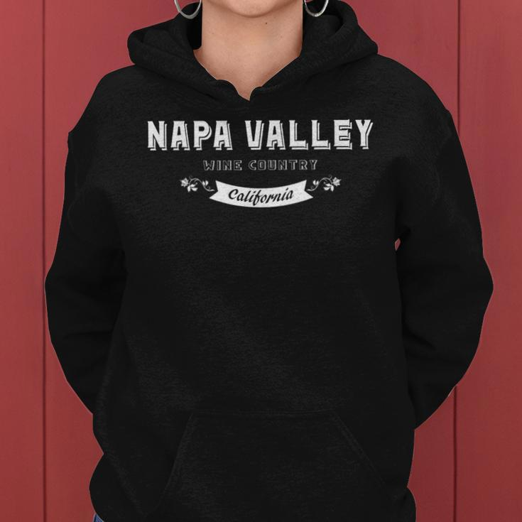 Napa Valley Wine Country California Wineries Women Hoodie