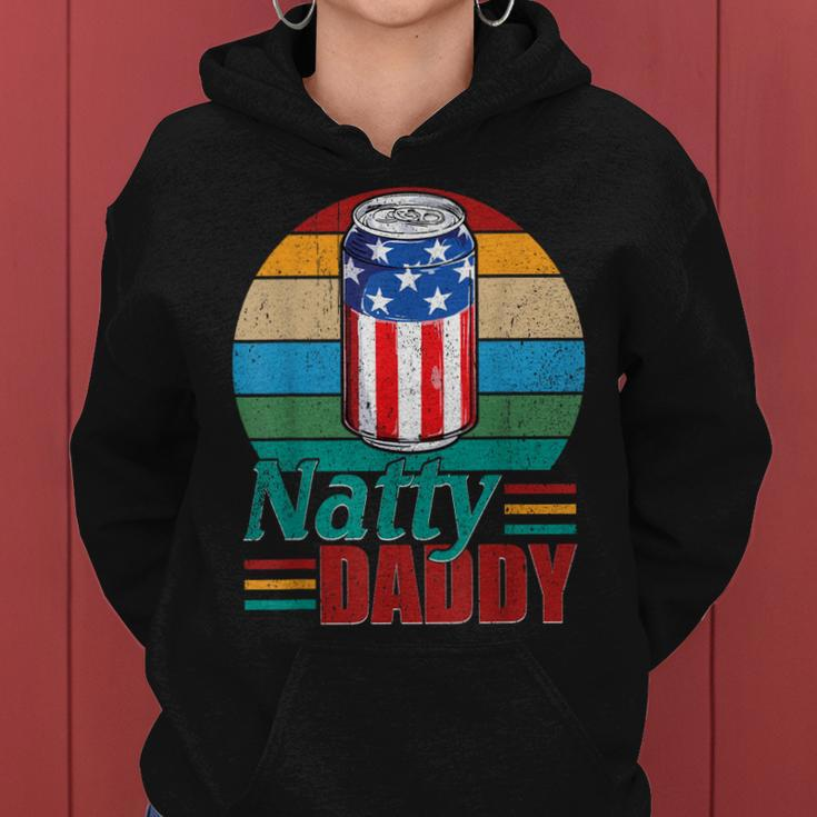 Natty Daddy Funny Dad Bob Beer Drinker Fathers Day Women Hoodie