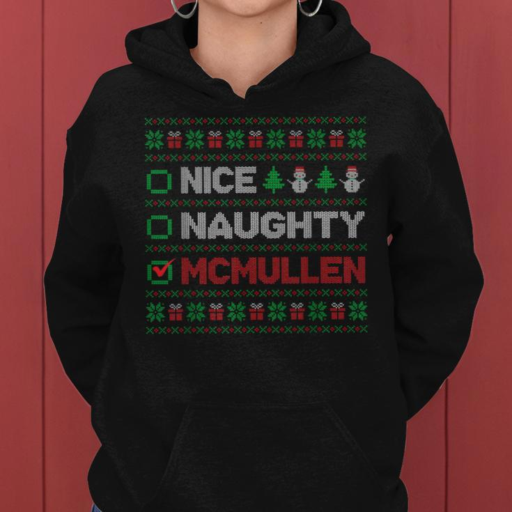 Nice Naughty Mcmullen Christmas List Ugly Sweater Women Hoodie