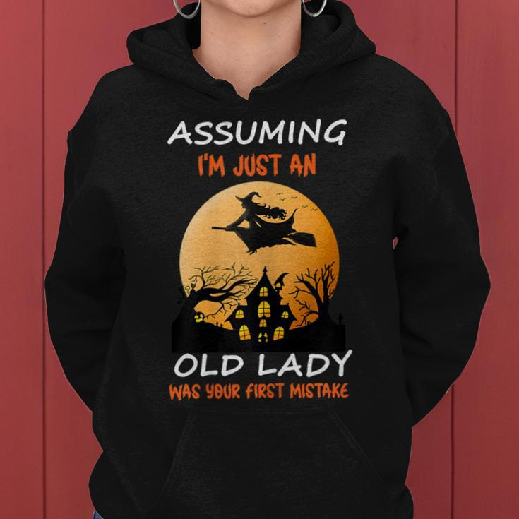 Old Lady Witch Halloween For Women Hoodie