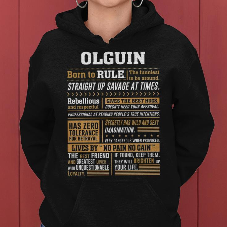 Olguin Name Gift Olguin Born To Rule V2 Women Hoodie