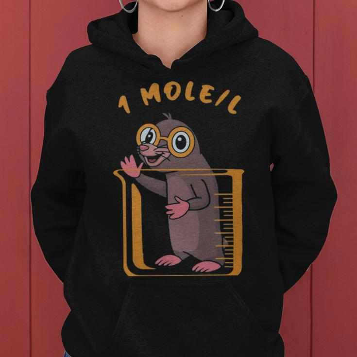 One Mole Per Litre Funny Chemistry Science - One Mole Per Litre Funny Chemistry Science Women Hoodie